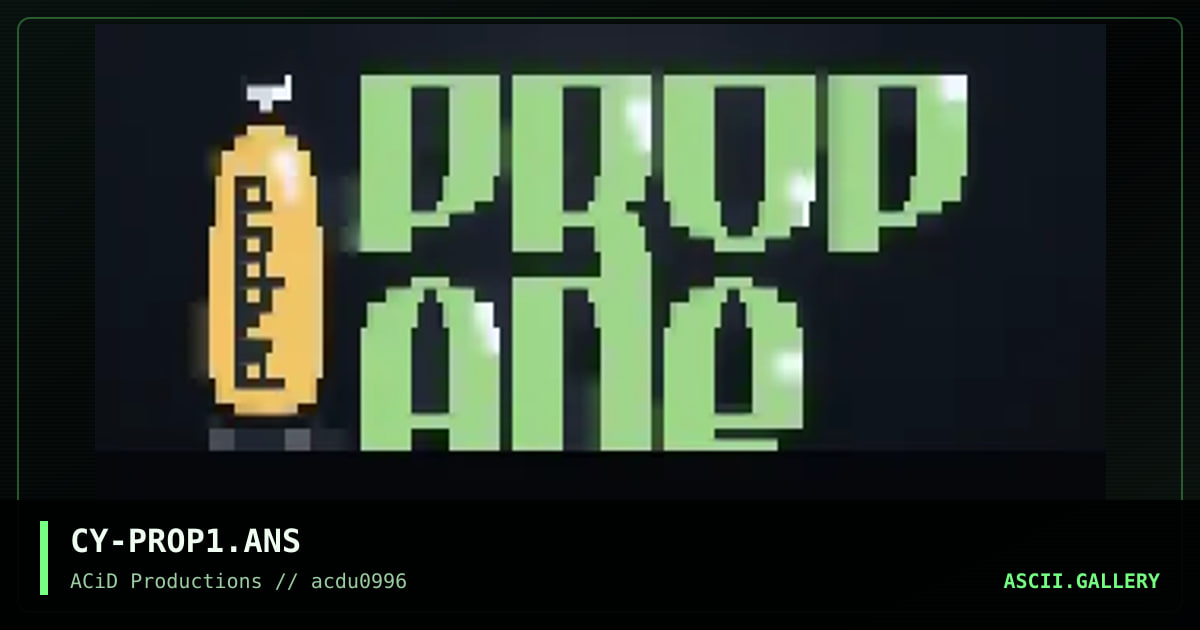 propane, by crayon, 1996
