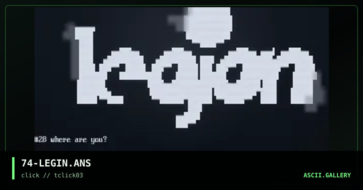 74-LEGIN.ANS, by discofunk 1974, 1998