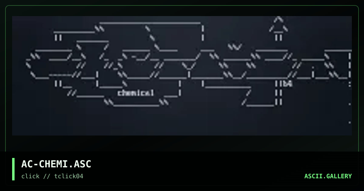 AC-CHEMI.ASC, by afrocreep, 1998