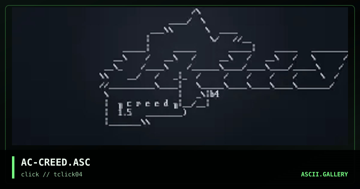 AC-CREED.ASC, by afrocreep, 1998
