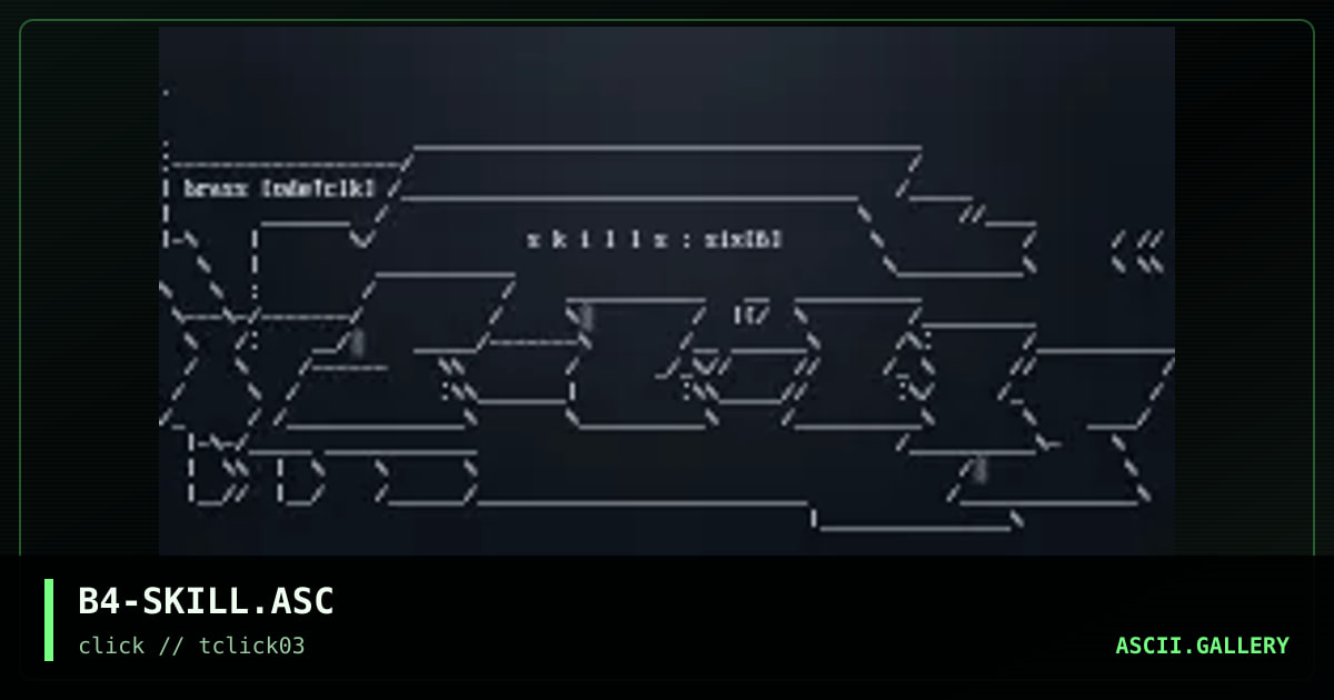 B4-SKILL.ASC, by brass, 1998
