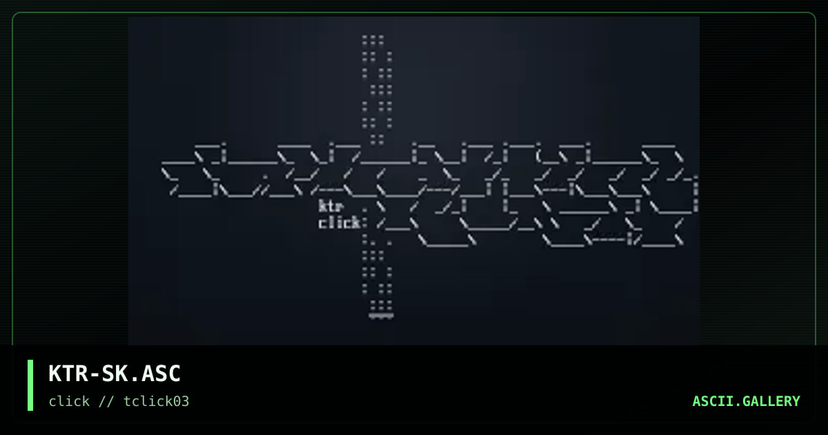 KTR-SK.ASC, by keetar, 1998