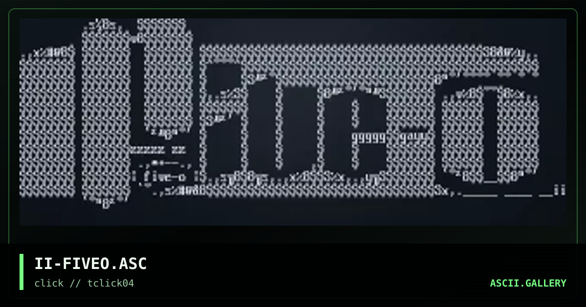 II-FIVEO.ASC, by xavii, 1998
