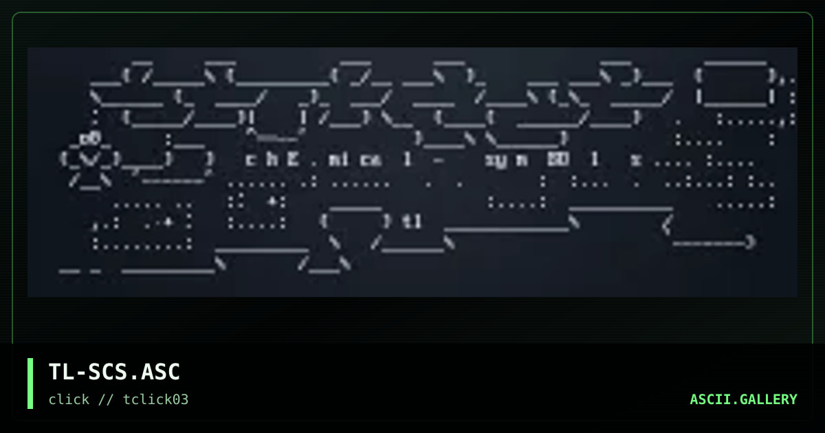 TL-SCS.ASC, by tribal, 1998