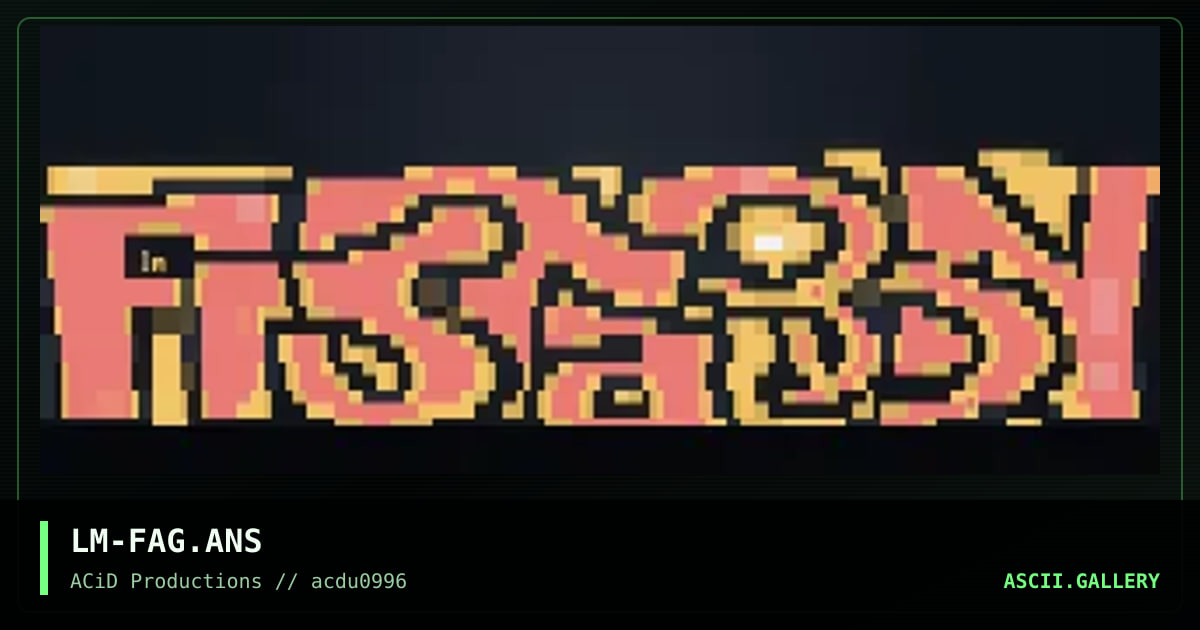 FAG, by lagomorph, 1996