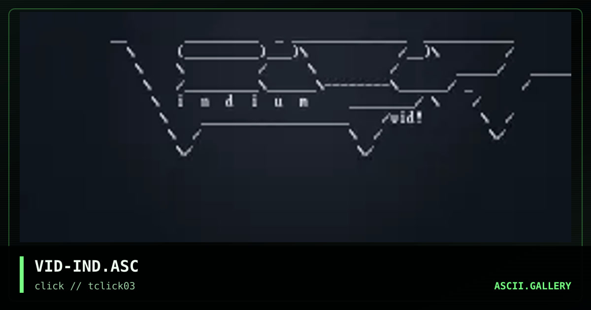 VID-IND.ASC, by vid, 1998
