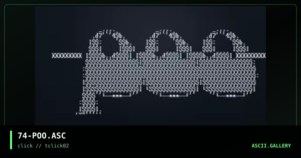 Poo, by discofunk 1974, 1998