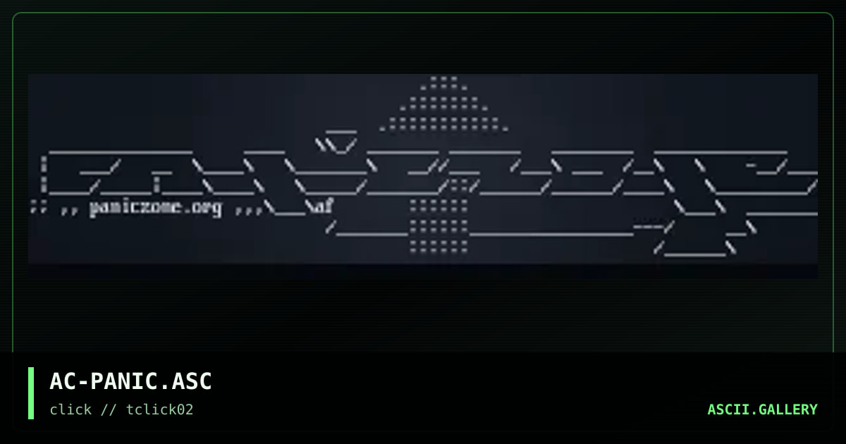 panicbutton.org, by afrocreep, 1998