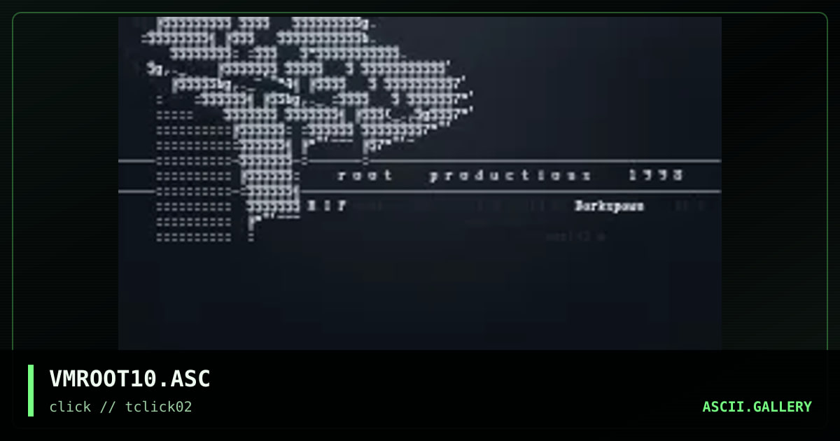 root!10, by vestal m, 1998