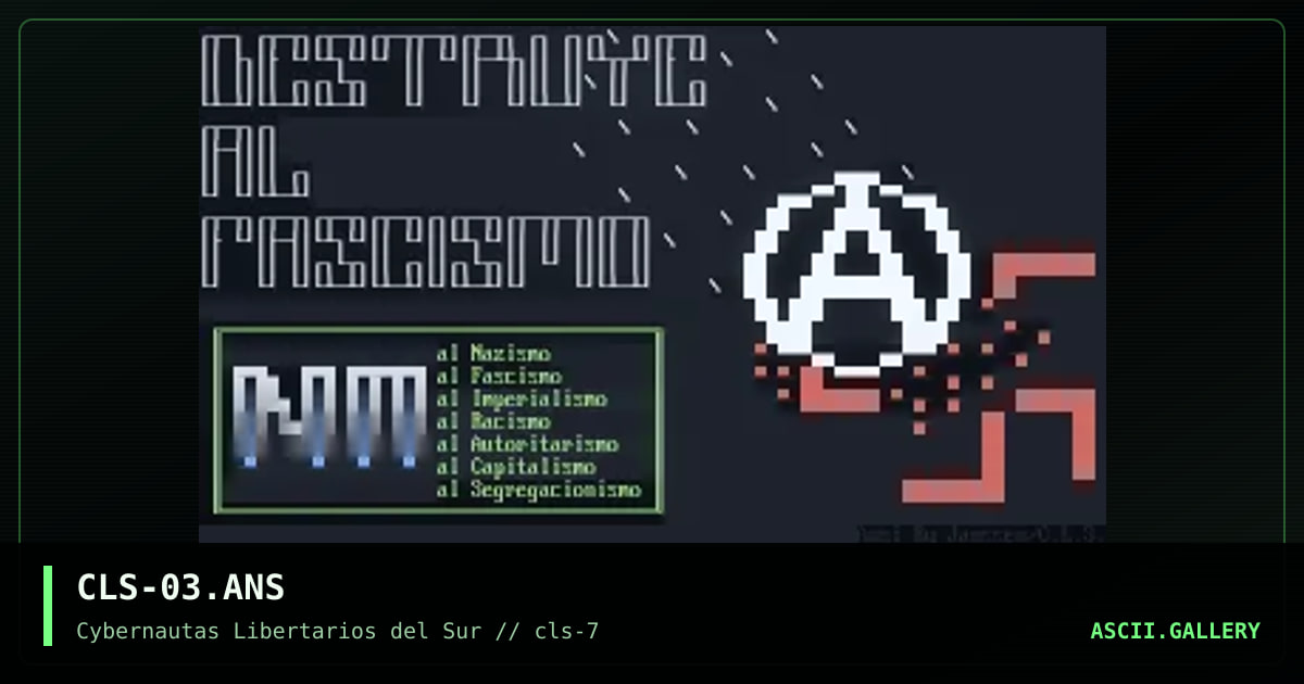 CLS-03.ANS, by janssen, 1998