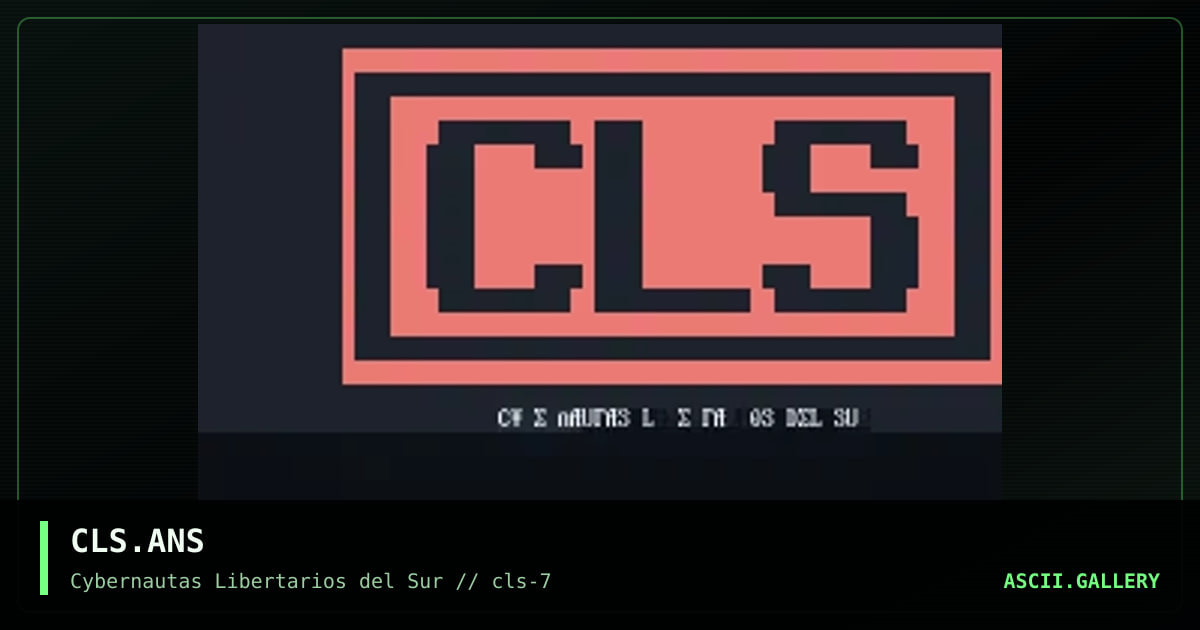 CLS.ANS, by untagged, 1998