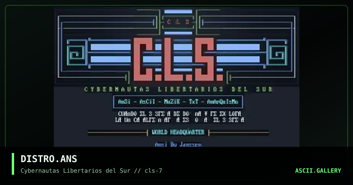 DISTRO.ANS, by untagged, 1998