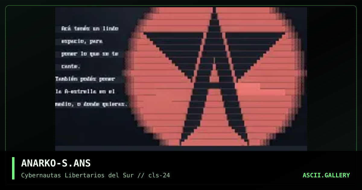 Anarco-Comunismo             (MENU), by el revuelta, 1999