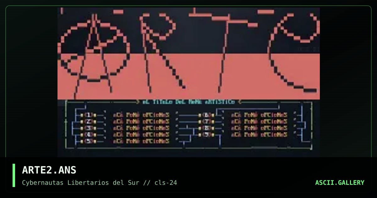 Arte Acrata -ejemplo-        (MENU), by el revuelta, 1999