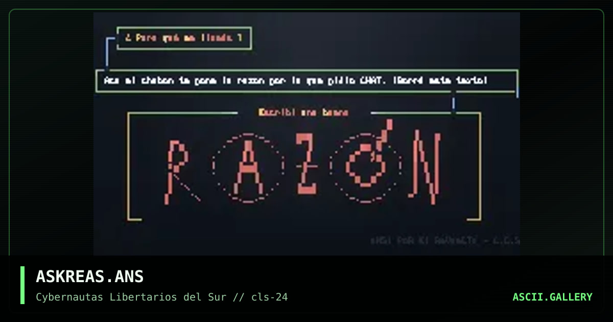 ¿Para qué me llamás?         (CHAT), by el revuelta, 1999