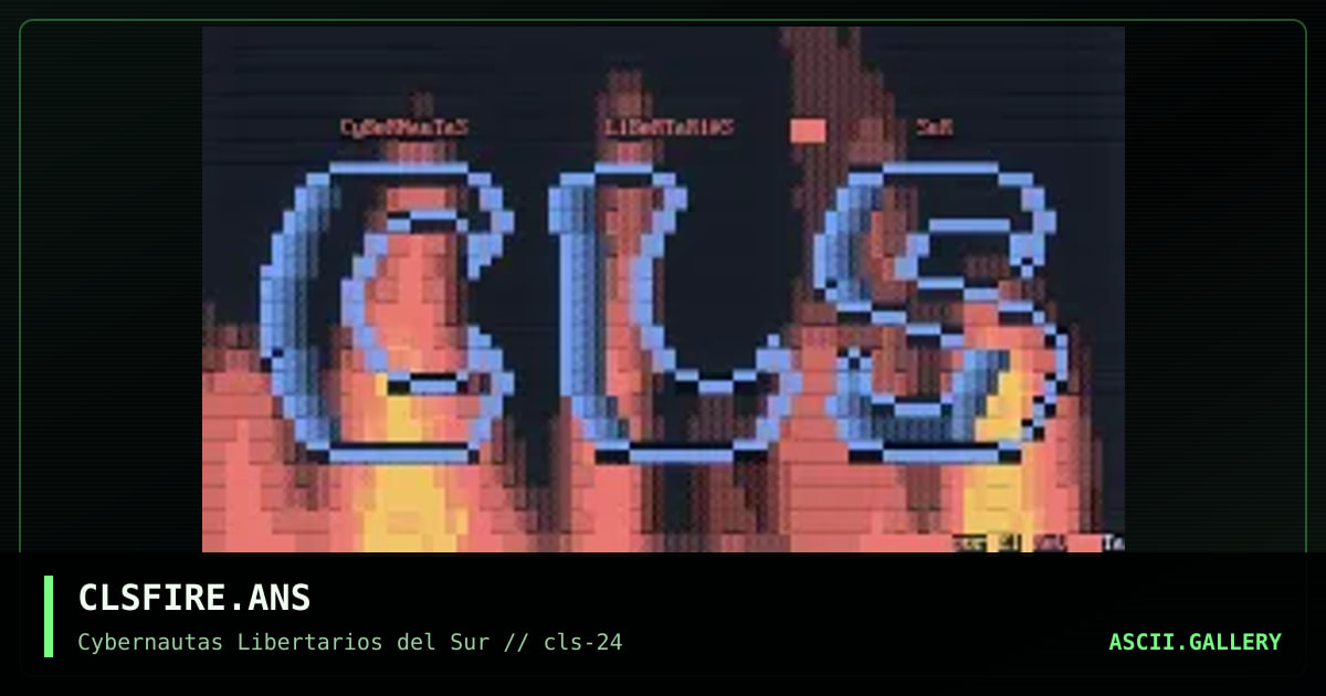 C.L.S en llamas, by el revuelta, 1999