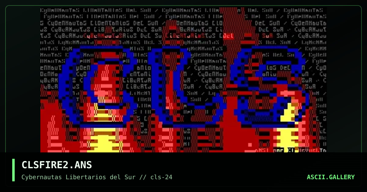 C.L.S en llamas v2.0, by el revuelta, 1999