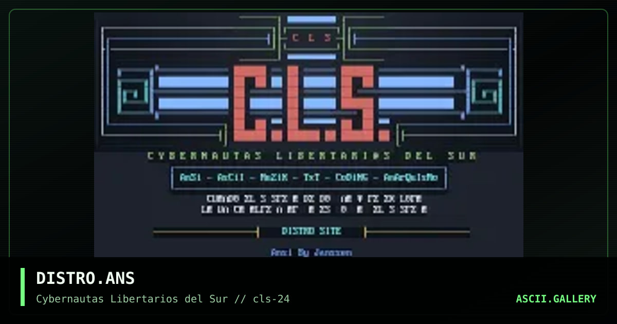 DISTRO.ANS, by untagged, 1999
