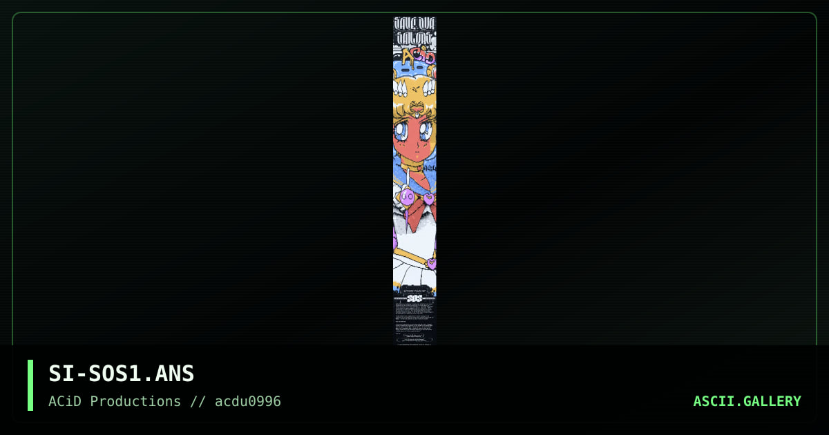 Save Our Sailors!, by spirit of illusion, 1996