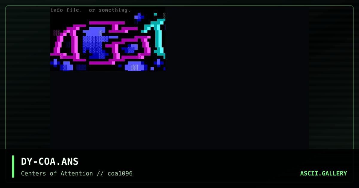 Coa, by discyple, 1996