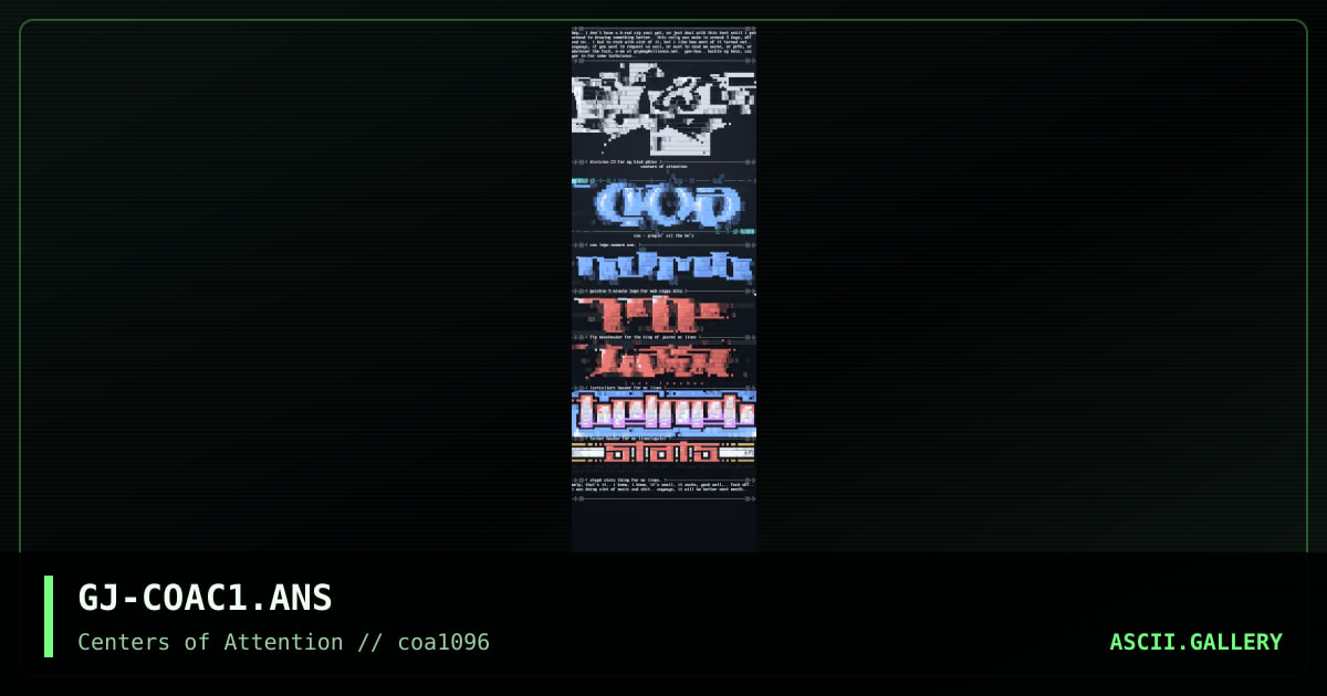 Coa ansi colly #1, by grymmjack, 1996