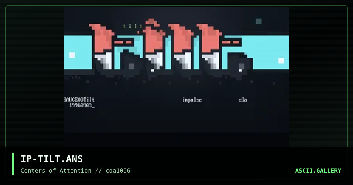 Tilt, by impulse, 1996