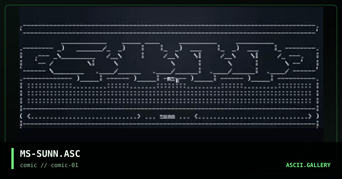 sunn logo, by mess, 1997