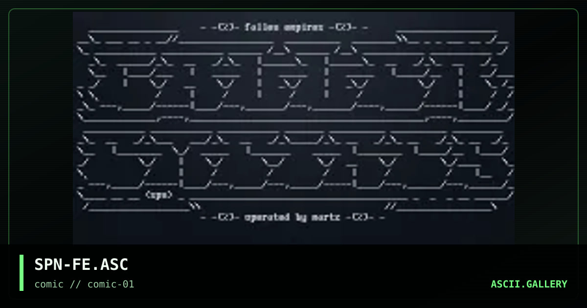 SPN-FE.ASC, by spinn, 1997