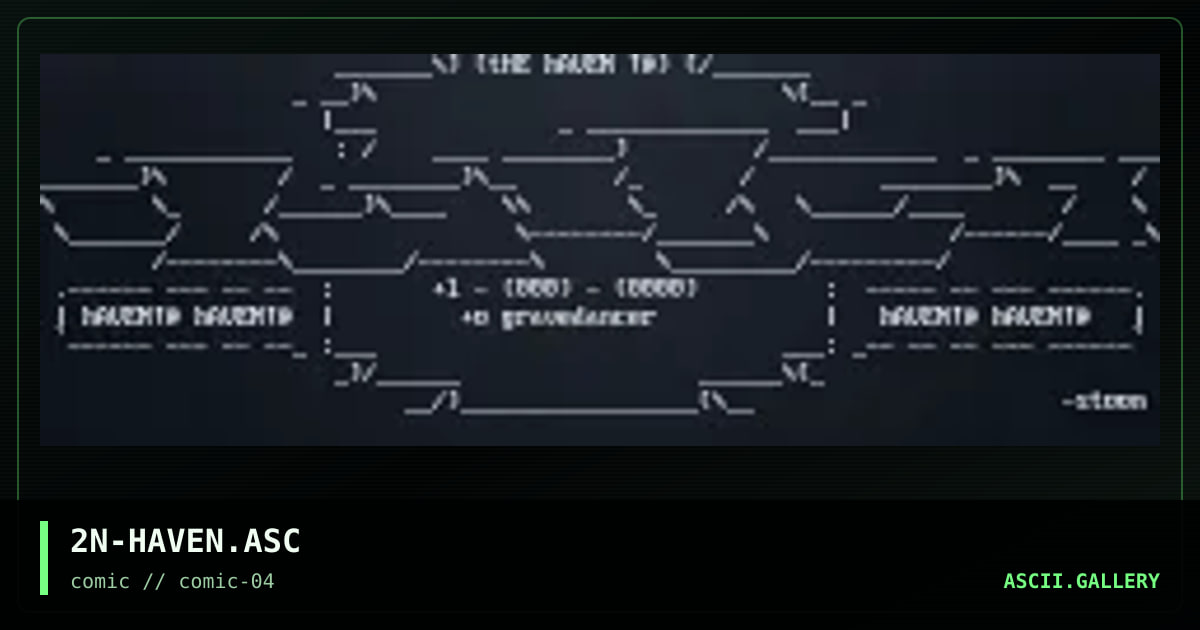 2N-HAVEN.ASC, by serial toon, 1997