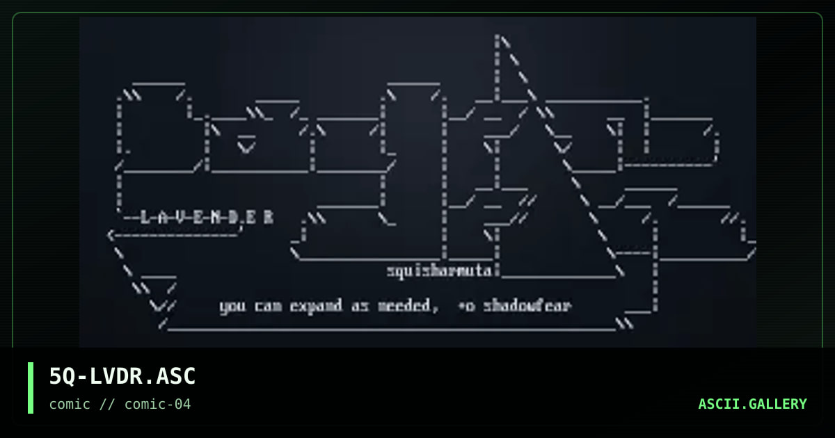 5Q-LVDR.ASC, by squish, 1997