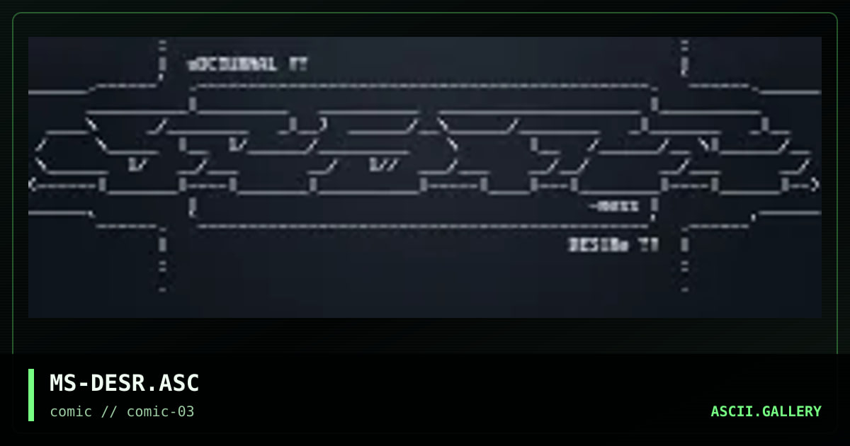 MS-DESR.ASC, by mess, 1997