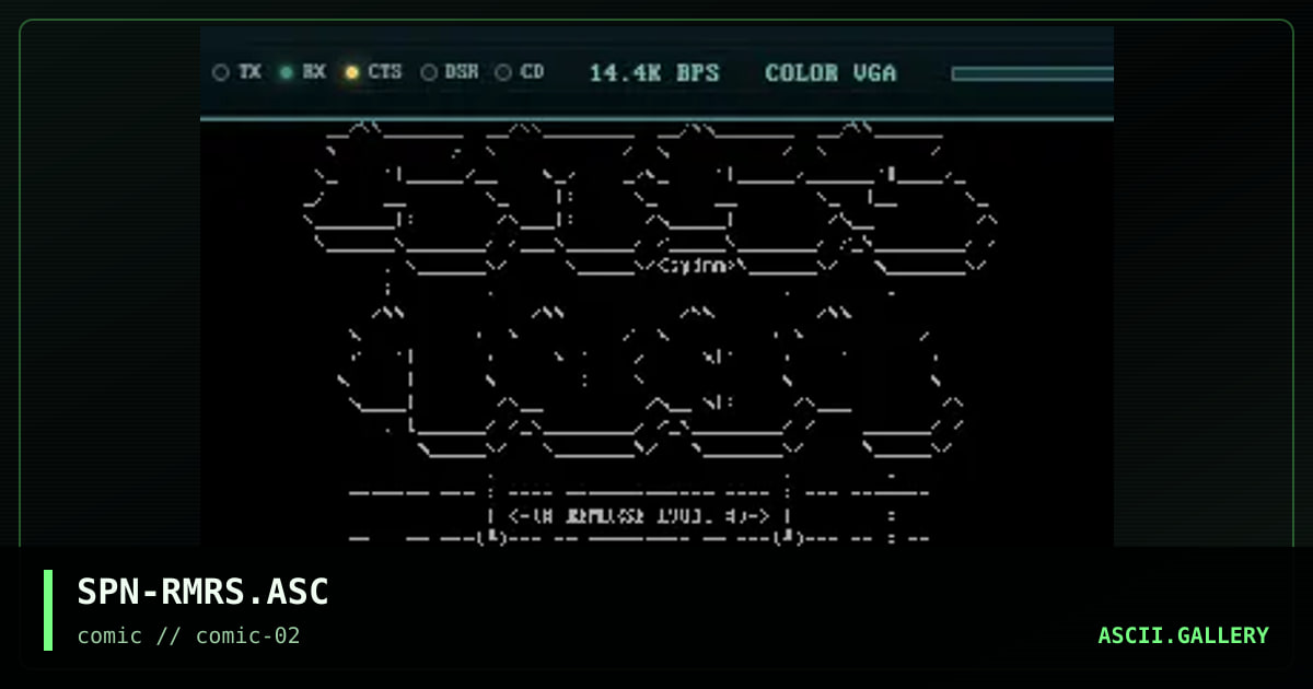 SPN-RMRS.ASC, by spinn, 1997