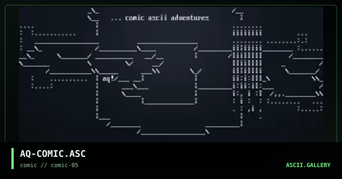 AQ-COMIC.ASC, by aqua, 1997