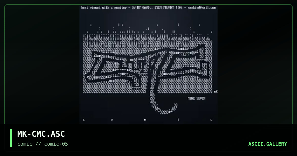 MK-CMC.ASC, by mankind, 1997