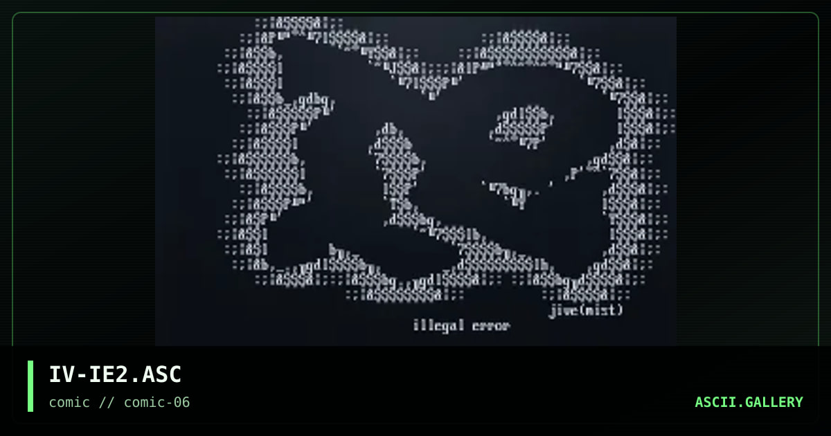 IV-IE2.ASC, by jive, 1997