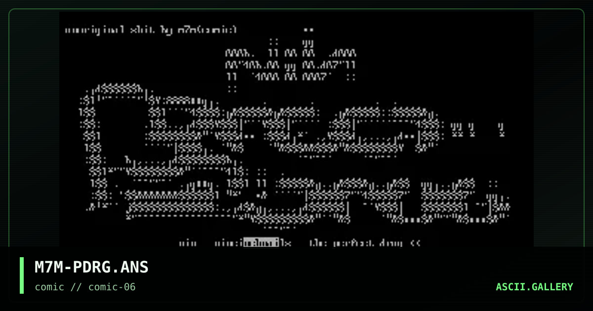 M7M-PDRG.ANS, by metal militia, 1997