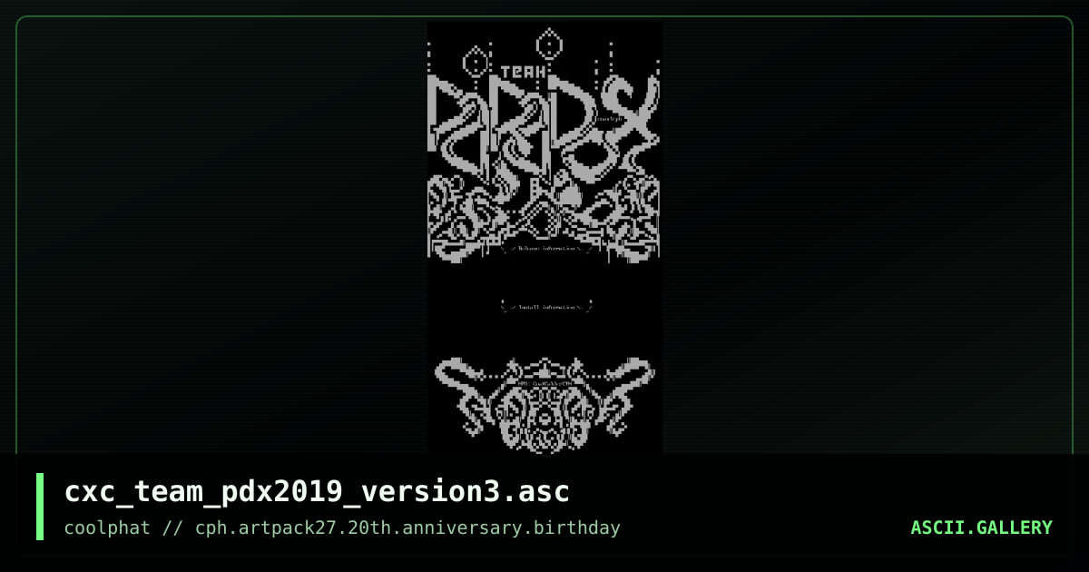 cxc_team_pdx2019_version3.asc, by coaxcable, 2021