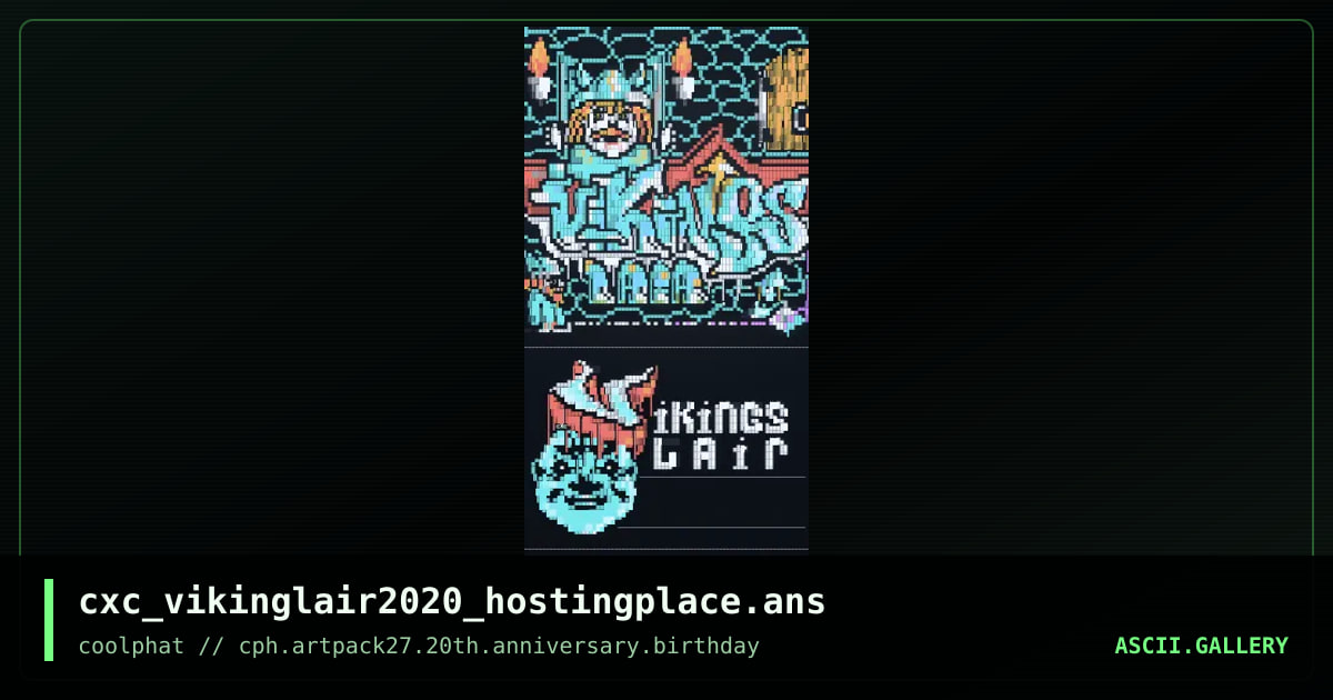 cxc_vikinglair2020_hostingplace.ans, by coaxcable, 2021