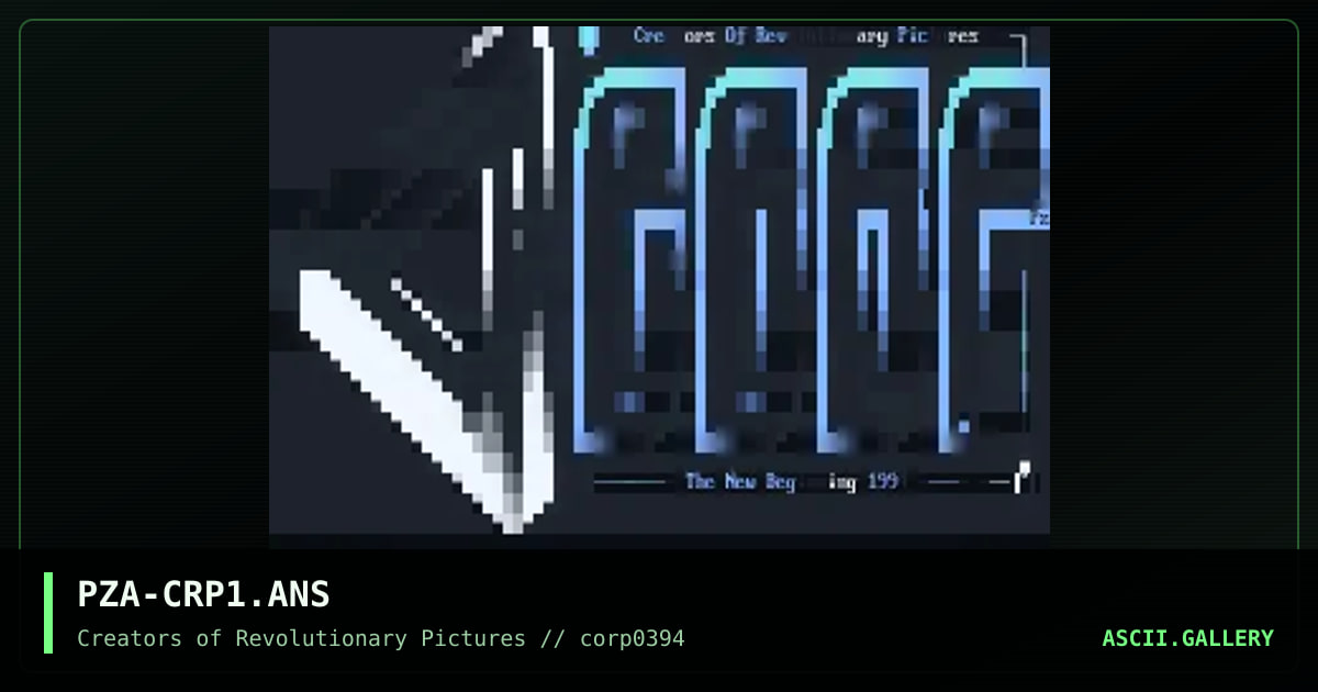 PZA-CRP1.ANS, by pizza, 1994