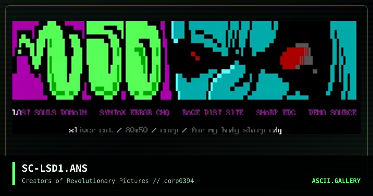 SC-LSD1.ANS, by sliver cut, 1994
