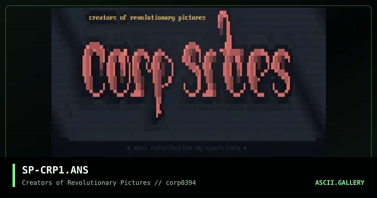 SP-CRP1.ANS, by sparr, 1994