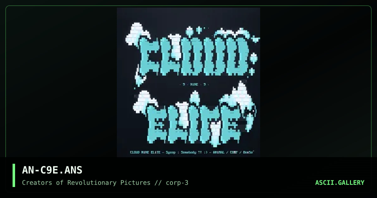 AN-C9E.ANS, by animal, 1994