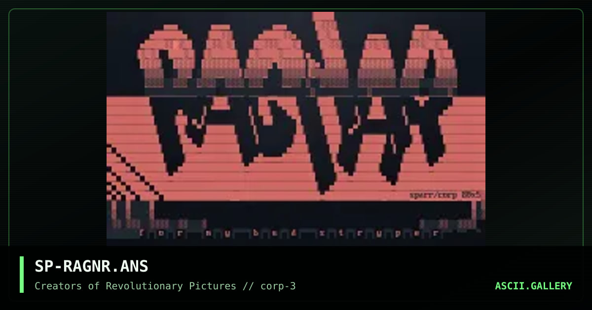SP-RAGNR.ANS, by sparr, 1994