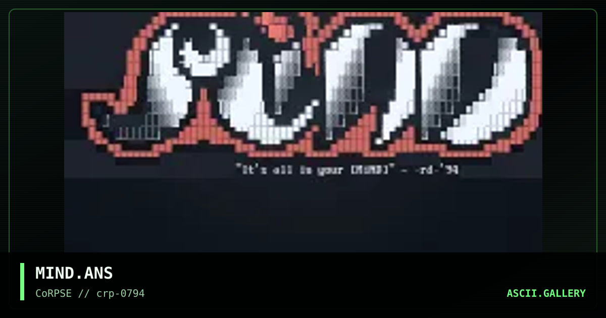 MIND.ANS, by realm dweller, 1994