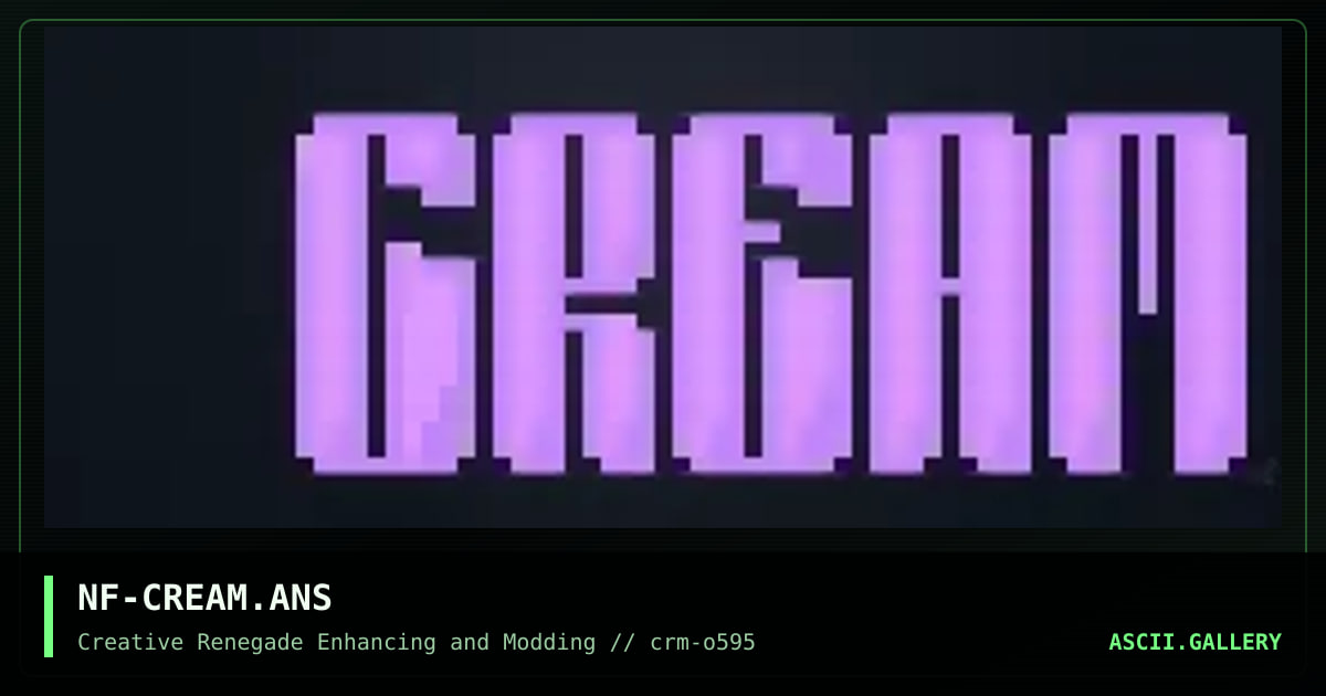 NF-CREAM.ANS, by nosferatu, 1995