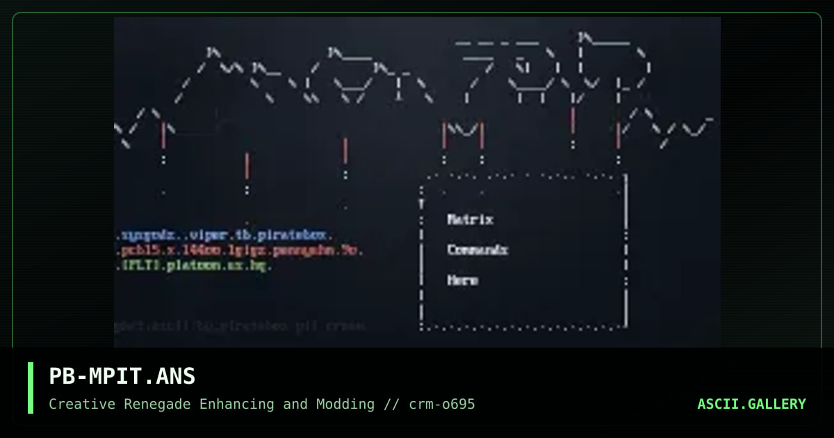 Mosh Pit Matrix, by piratebox, 1995