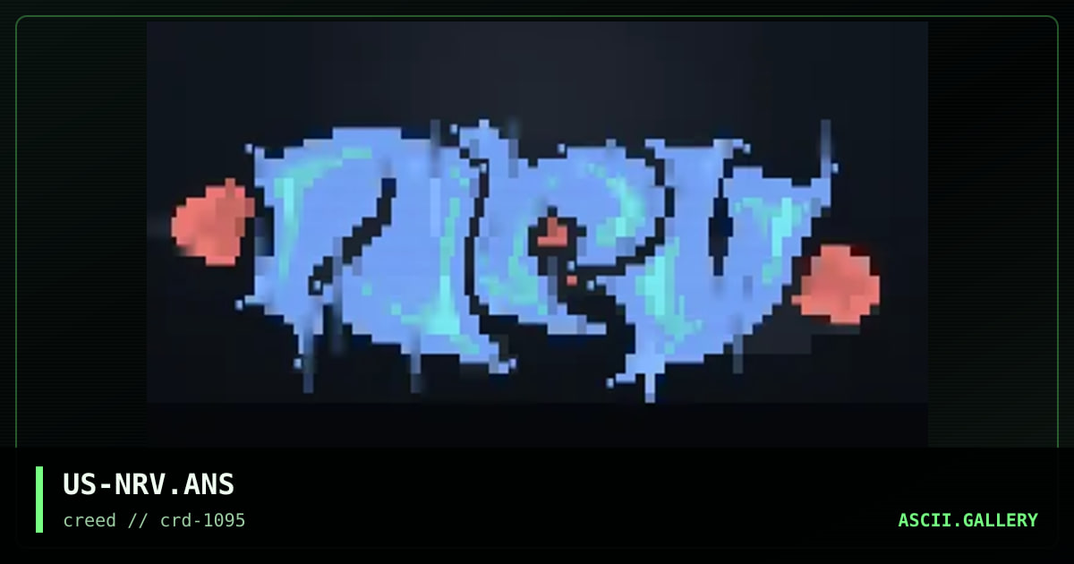 Nerve Logo, by teardrop, psycho fiend, 1995