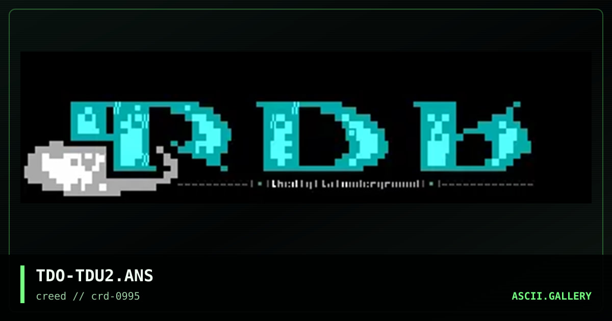 Digital Underground numba two!, by teardrop, 1995