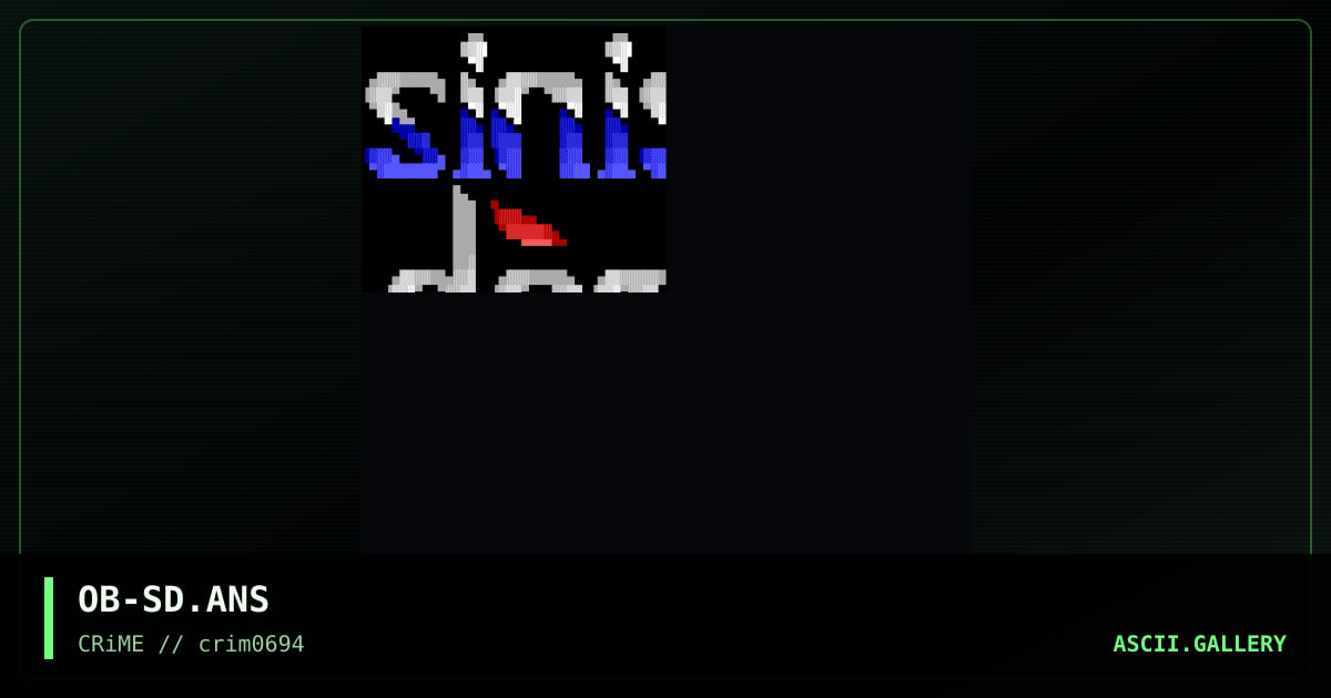 OB-SD.ANS, by oblivion, 1994