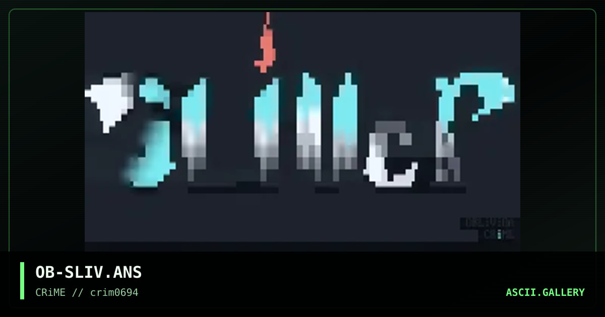 OB-SLIV.ANS, by oblivion, 1994